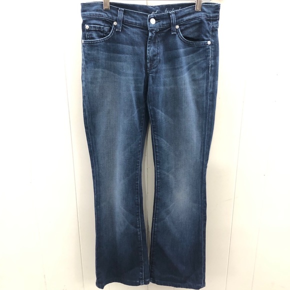 7 For All Mankind l Sz 28 l Classic Boot Cut Jeans - Picture 6 of 14